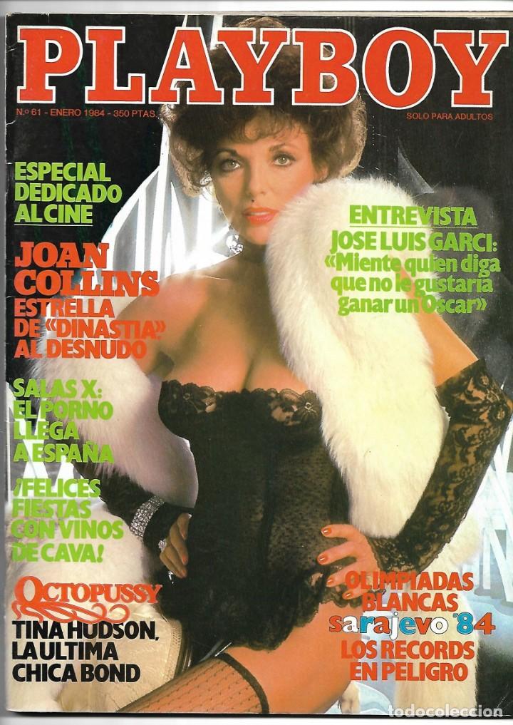 Journals: Playboy, N&ordm; 61. A&ntilde;o 1984. especial de Joan Collins, y sus desnudos.