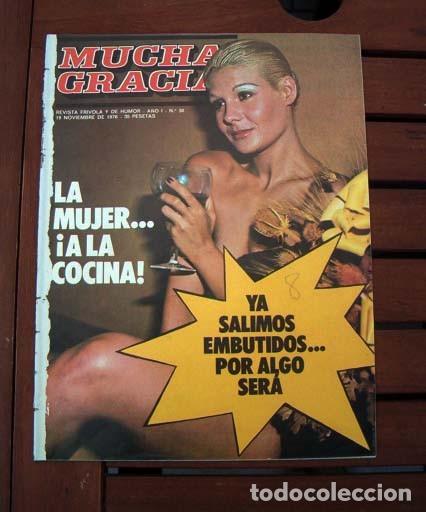 Journals: Muchas Gracias N&ordm; 30 / ROSA VALENTY, PILAR BAYONA, AMEL AMOR, chistes, comics, television, destape
