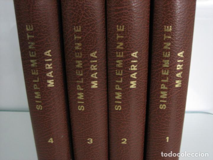 Journals: Revistas telenovelas simplemente Maria. Cuatro tomos encuadernados a&ntilde;o 1972
