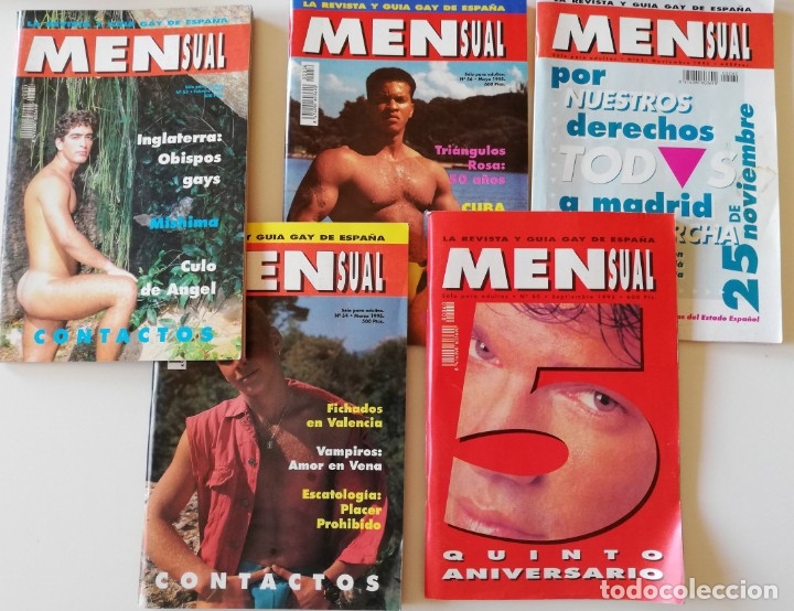 Gay Porn Vintage Erotica - Lote 5 revistas mensual gay homo erotic porn vi - Sold ...