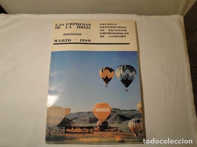 Revistas: Las Empresas de La Rioja. Escuela Universitaria de Estudios Empresariales de Logro&ntilde;o. Marzo 1980