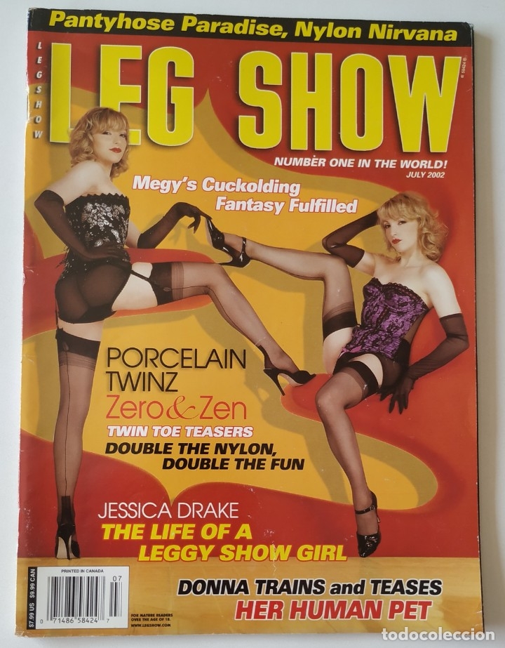Magazines: Revista LEG SHOW Julio 2002 Importaci&oacute;n er&oacute;tica porno