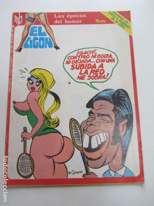 Journals: EL LIGON - N&ordm; 28 - MARC BEN EDITORIAL - COMIC EROTICO ADULTOS A&Ntilde;OS 70 cx26B