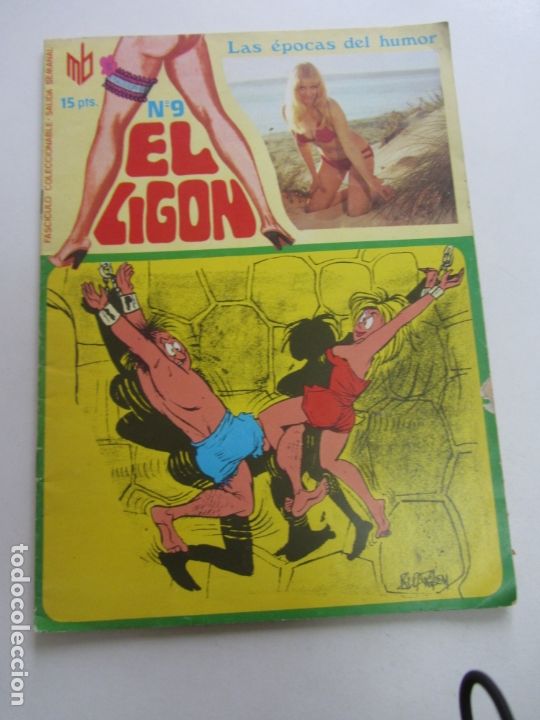 Journals: EL LIGON - N&ordm; 9 - MARC BEN EDITORIAL - COMIC EROTICO ADULTOS A&Ntilde;OS 70 cx26B