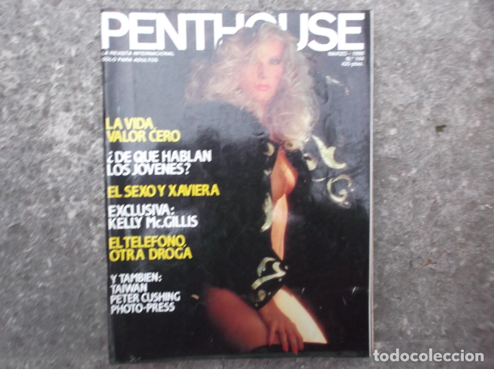 Zeitschriften: penthouse n&ordm; 144, poster mikki brenner,taiwan, la vida valor cero,kelly mc.gillis,el telefono otra d
