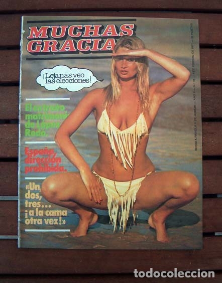 Riviste: Revista MUCHAS GRACIAS / UN DOS TRES, MASSIEL, HUMOR, TELEVISION, CHICAS DESNUDAS / DESTAPE