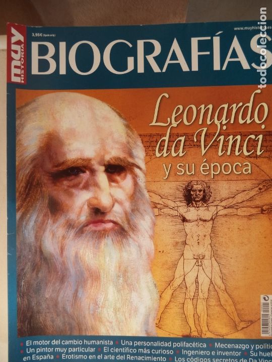 Revistas: MUY HISTORIA BIOGRAFIAS LEONARDO DE VINCI