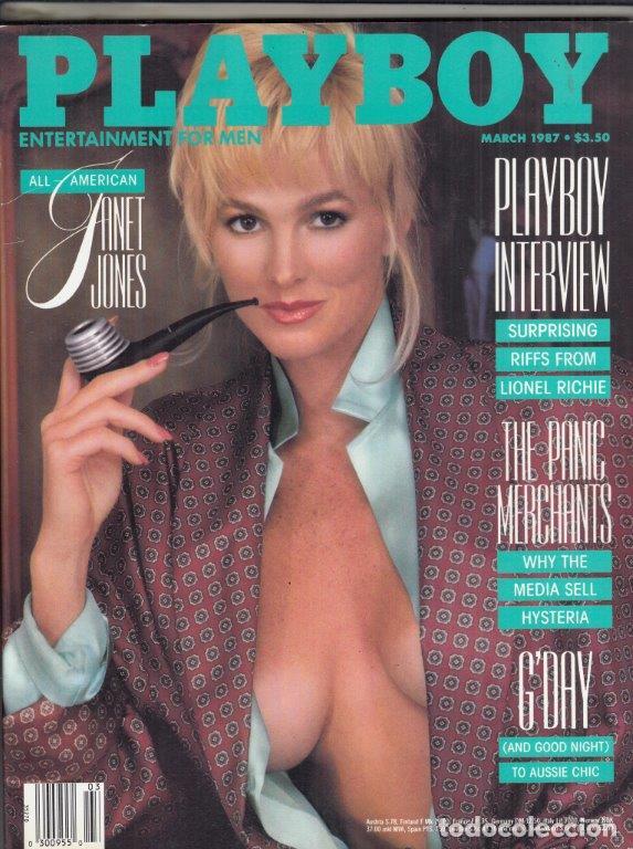 Revistas: REVISTA PLAYBOY ENTERTAINMENRT FOR MEN MACH A&Ntilde;O 1987. (EROTICA). JANET JONES. THE PANIC MERCHANTS.