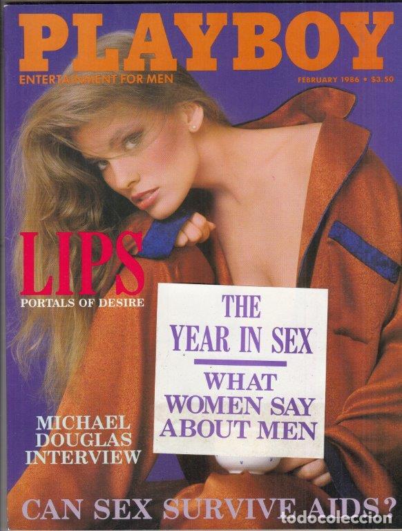 Revistas: REVISTA PLAYBOY ENTERTAINMENT FOR MEN FEBRUARY A&Ntilde;O 1986.(EROTICA). MICHAEL DOUGLAS. THE YEAR IN SEX.