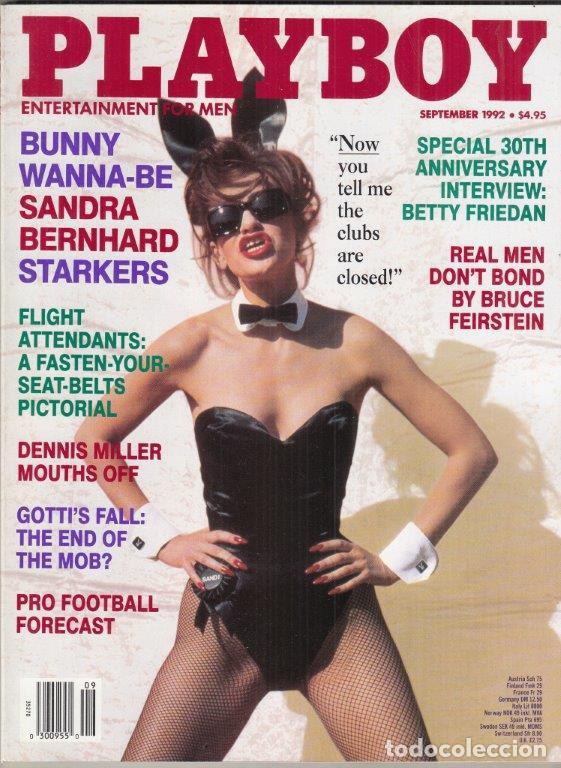 Revistas: REVISTA PLAYBOY ENTERTAINMENT FOR MEN SEPTEMBER A&Ntilde;O 1992 (EROTICA). BUNNY WANNA BE SANDRA BERNHARD.