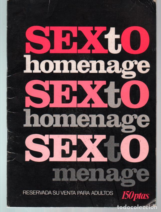 Revistas: SEX TO HOMENAGE 1979 REVISTA PORNO A COLOR