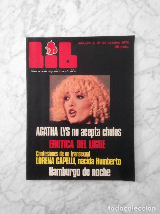 Journals: REVISTA LIB - N&ordm;1 - 1976 - AGATA LYS, LORENA CAPELLI, AMAZONAS DEL RING