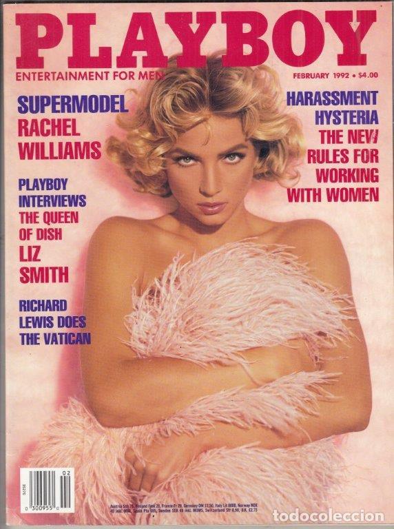 Revistas: REVISTA PLAYBOY ENTERTAIMENT FOR MEN FEBRUARY A&Ntilde;O 1992. (EROTICA). SUPERMODEL RACHEL WILLIAMS.