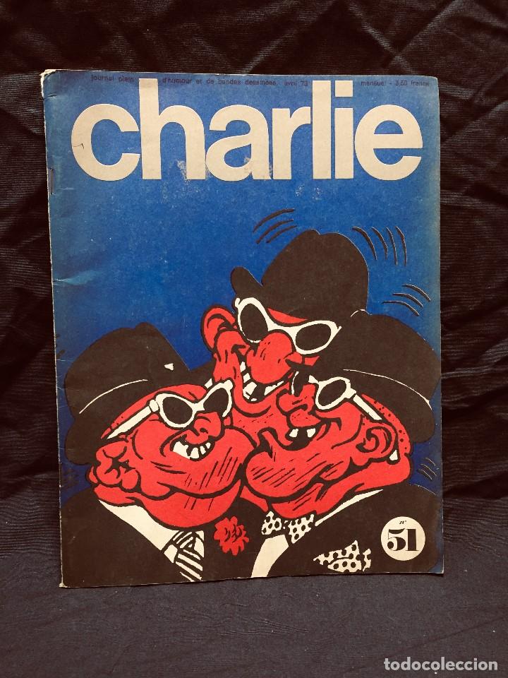 Magazines: revista francesa c&oacute;mic charlie journal de humor abril 1973 francia