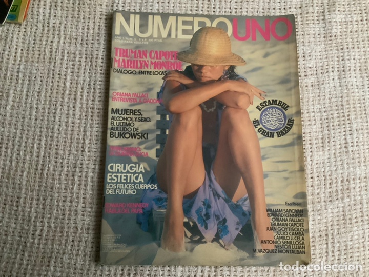 Revistas: NUMERO UNO N&ordm; 5 TRUMAN CAPOTE, BUKOWSKI, ZAIDA RAJAI REVISTA EROTICA DE LOS 80