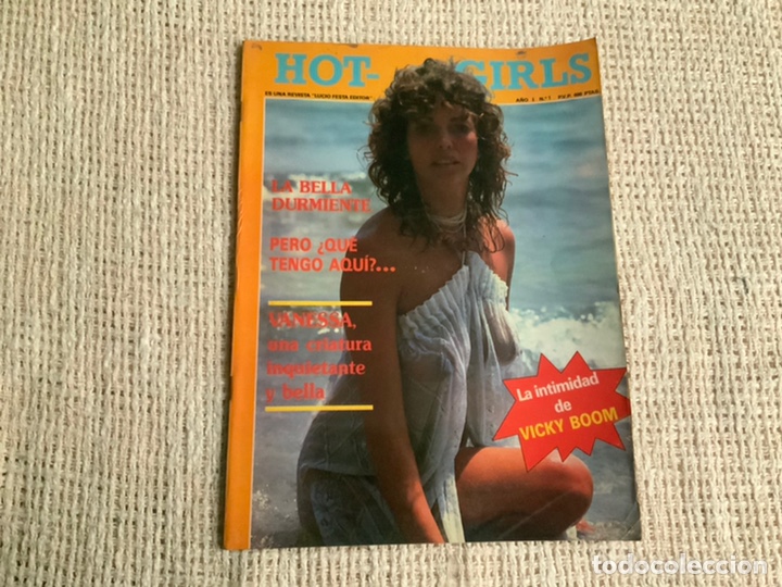 Zeitschriften: HOT GIRLS N&ordm; 1 VICKY BOOM, REVISTAS EROTICAS DE LOS A&Ntilde;OS 90