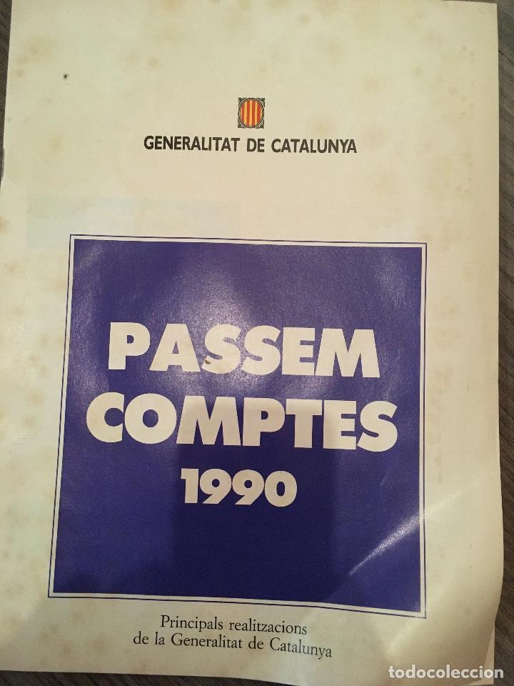 Journals: Generalitat Catalunya Cuentas 1990