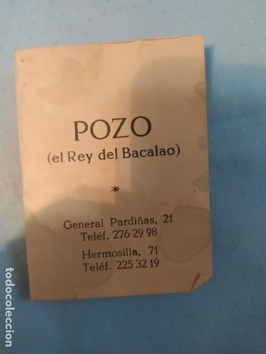 Zeitschriften: ANTIGUO RECETARIO DE EL POZO (EL REY DEL BACALAO)