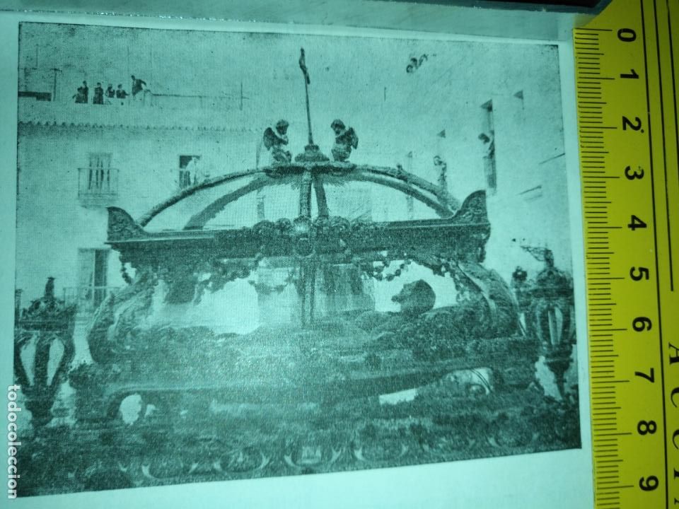 Journals: REFERENCIA A&Ntilde;OS 60S . RECORTE GRAFICO DE LA SEMANA SANTA DE CADIZ VIRGEN O CRISTO LEER