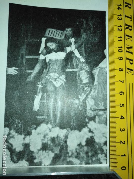 Journals: REFERENCIA A&Ntilde;OS 60S . RECORTE GRAFICO DE LA SEMANA SANTA DE CADIZ VIRGEN O CRISTO LEER