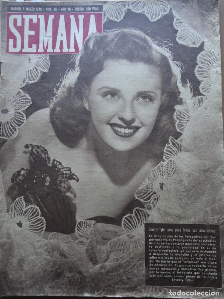 Revistas: SEMANA- N&Uacute;MERO-315- REVISTA