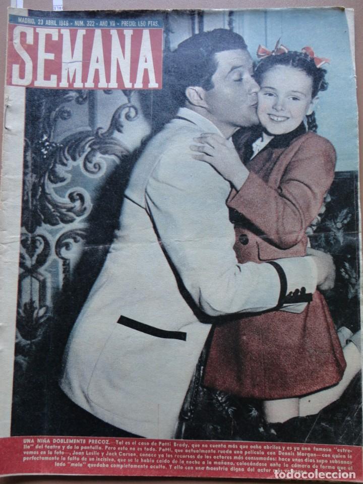 Revistas: REVISTA SEMANA- N&Uacute;MERO-322