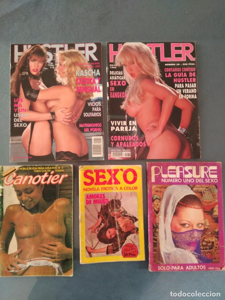 Revistas: Lote de 5 revistas er&oacute;ticas variadas