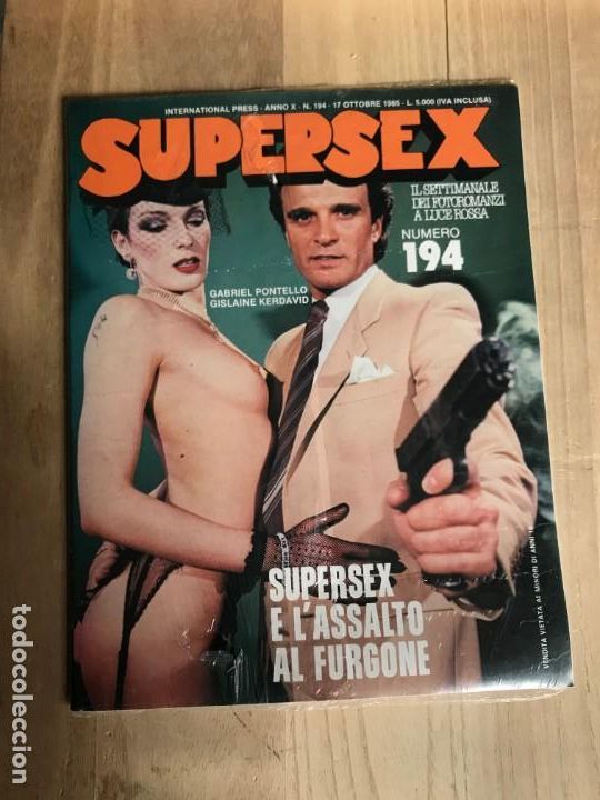 Revistas: SUPERSEX N.194 FOTOROMANZO PORNO THE LAST NUMBER OF REGULAR SEASON SEALED MAGAZINE