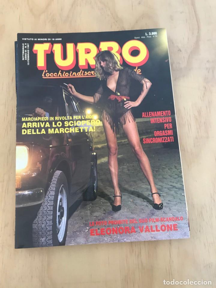 Magazines: TURBO VOL.3 N.8 ELEONORA VALLONE - LAURA LEVY ITALIAN EROTIC MAGAZINE