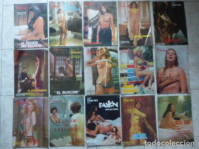 Revistas: BUEN LOTE DE 15 REVISTAS FILM-SEX. LAS DE LA FOTO.