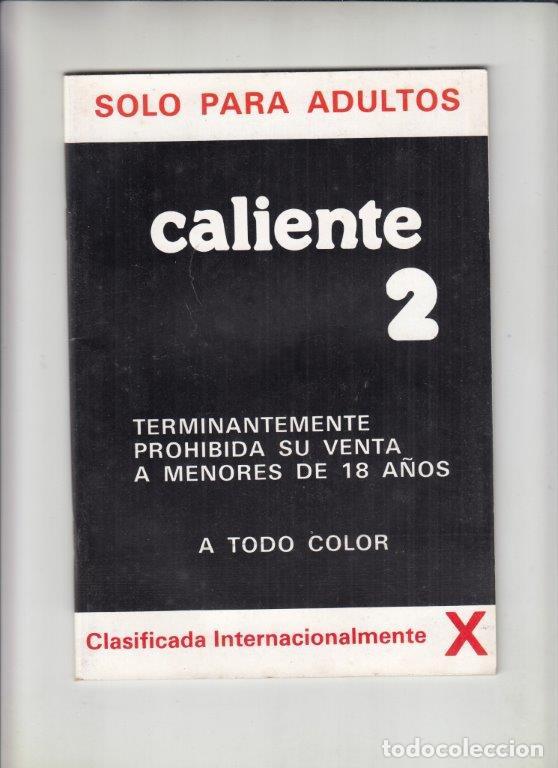 Revistas: REVISTA CALIENTE N&ordm; 2. (PORNO). CLASIFICADA INTERNACIONALMENTE X.