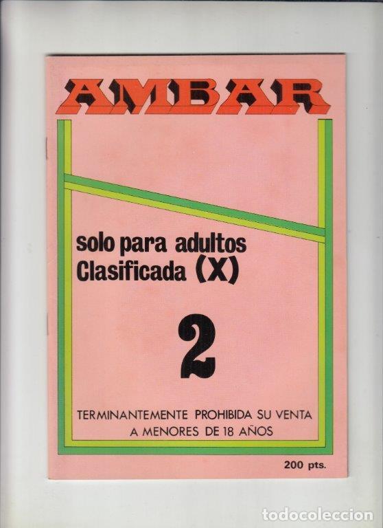 Revistas: REVISTA AMBAR N&ordm; 2. (PORNO).
