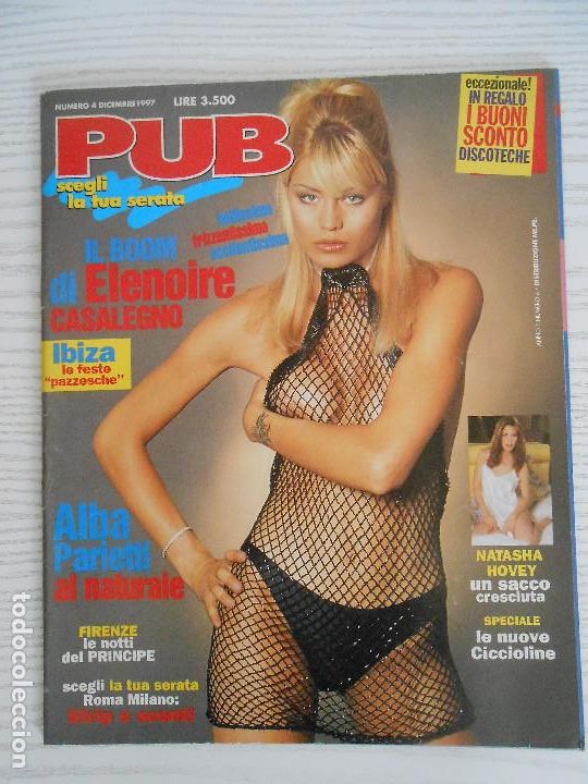 Magazines: PUB N.4/1997-ELENOIRE CASALEGNO,NATASHA HOVEY,LINDA PRESTLER,EVA HENGER