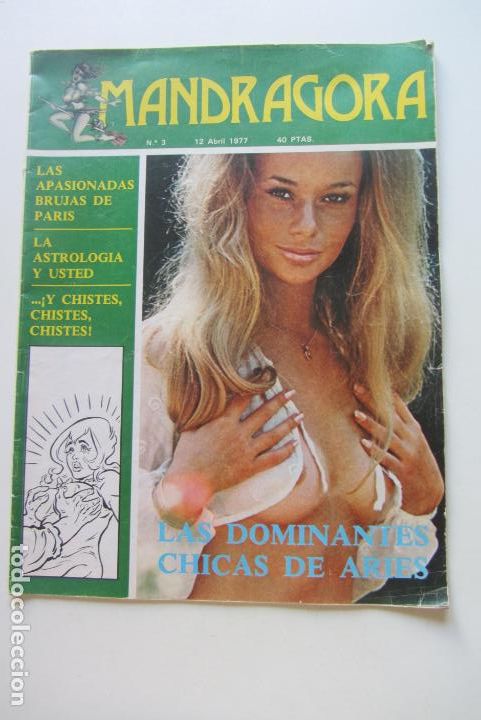 Journals: REVISTA MANDRAGORA - N&ordm; 3 - A&Ntilde;O 1977 - LAS APASIONANTES BRUJAS DE PARIS erotismo comic sd01
