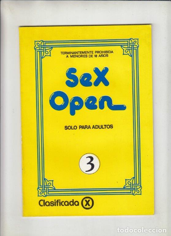 Revista Sex Open Nº 3 Porno Kaufen Zeitschriften Für Erwachsene In Todocoleccion 210082401