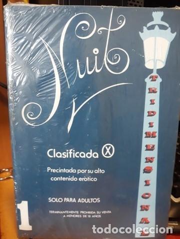 Revistas: REVISTA X .. NUIT. N&ordm; 1 .A&Ntilde;OS 70....3D .tridimensional...a&Ntilde;os 70.incluye gafas 3d..precintada