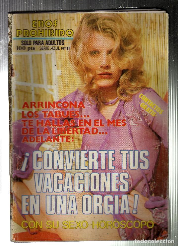 Journals: REVISTA PARA ADULTOS EROS PROHIBIDO SERIE AZUL N&ordm; 11 (&iexcl;CONVIERTE TUS VACACIONES EN UNA ORG&Iacute;A!)