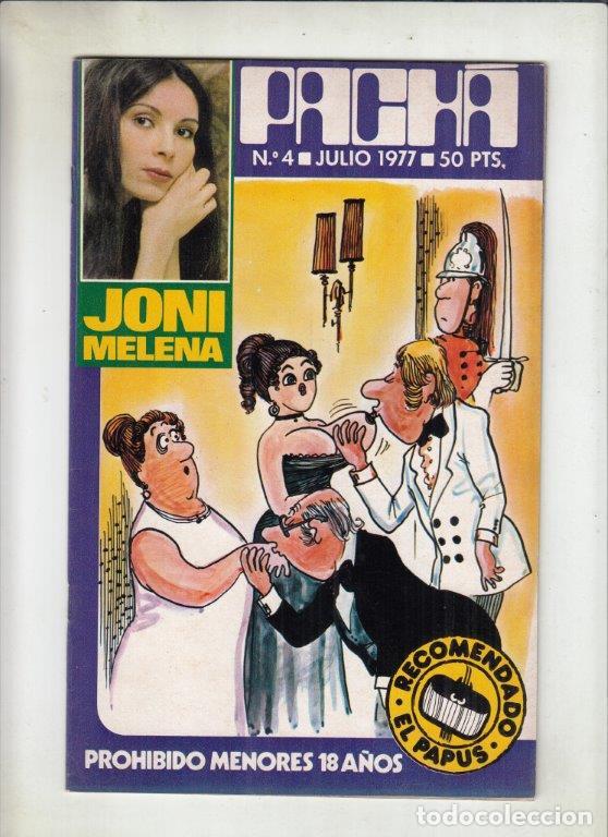 Magazines: REVISTA/COMIC PACHA N&ordm; 4 A&Ntilde;O 1977. (EROTICA). JONI MELENA.