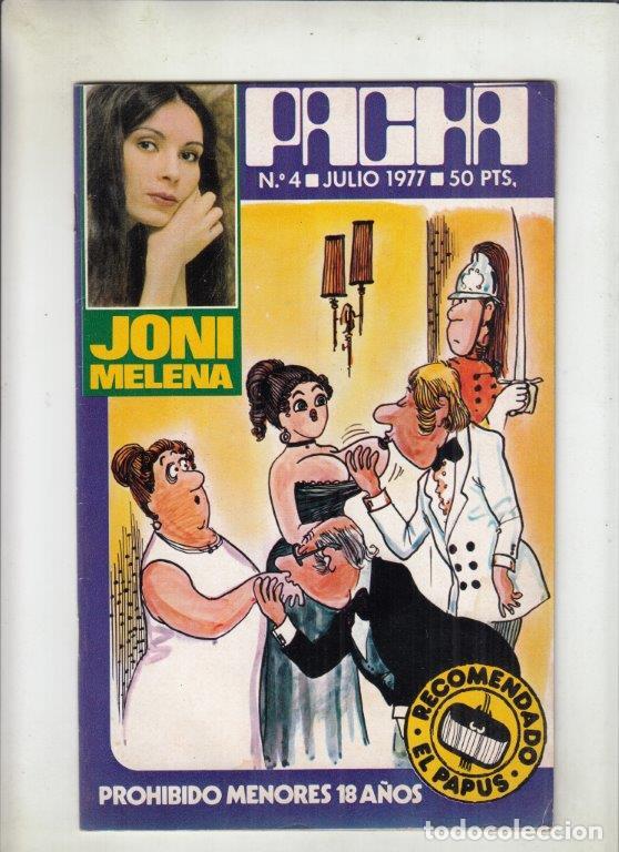 Magazines: REVISTA/COMIC PACHA N&ordm; 4 A&Ntilde;O 1977. (EROTICA). JONI MELENA.