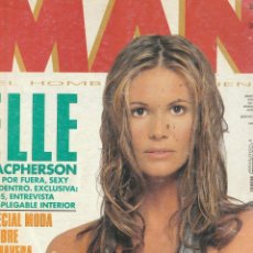 Revistas: ELLE MACPHERSON 1995 MAN Nº 90 JULIETE LEWIS, ERIC CLAPTON,GROUCHO MARX