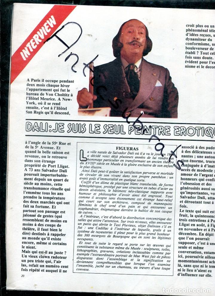 Revistas: EROTICA FRANCESA A&Ntilde;O 1978 SALVADOR DALI EL UNICO PINTOR EROTICO EROTISMO PORT LLIGAT