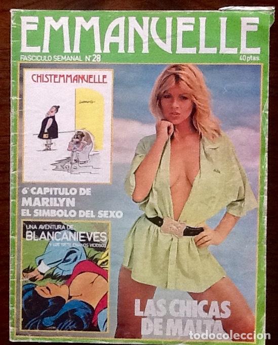 Revistas: REVISTA EROTICA EMMANUELLE.. COMIC MARILYN SIMBOLO DEL SEXO.ENVIO INCLUIDO EN EL PRECIO.
