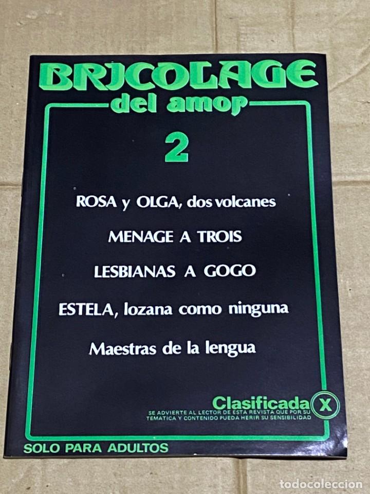 Magazines: BRICOLAGE DEL AMOR #2 REVISTA PORNO A&Ntilde;OS 80 NUEVA A ESTRENAR