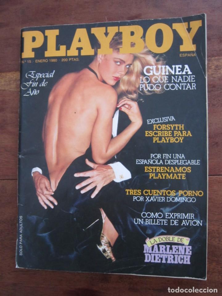 Journals: PLAYBOY N&ordm; 15. ENERO 1980. ESPECIAL FIN DE A&Ntilde;O. LA DOBLE DE MARLENE DIETRICH