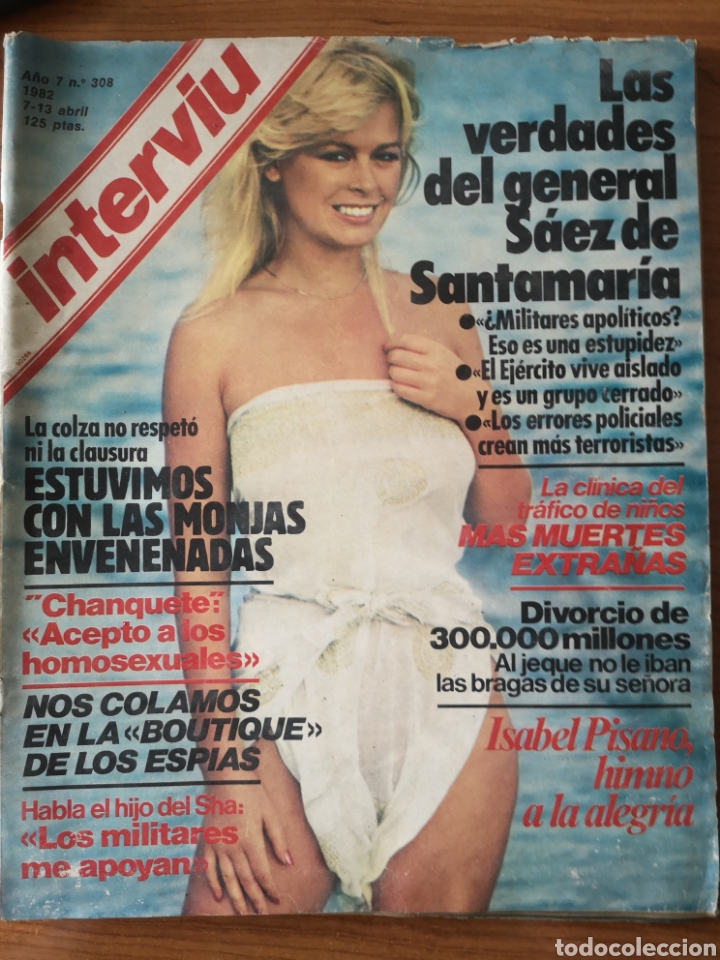 Journals: INTERVIU N.&ordm; 308 1982 ANTONIO FERRANDIS. REZA PAHLEVI II, ISABEL PISANO...