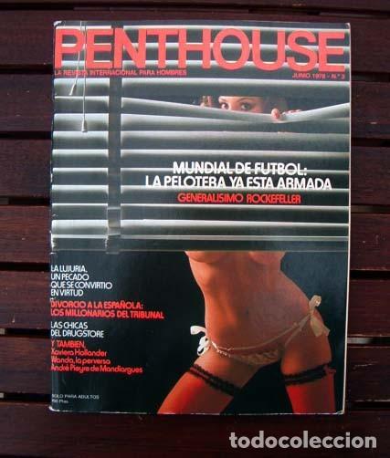 Revistas: Revista PENTHOUSE N&ordm; 3 / MUNDIAL DE FUTBOL ARGENTINA 1978