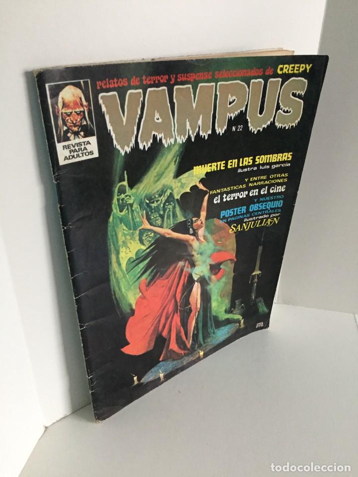Journals: VAMPUS. RELATOS DE TERROR Y SUSPENSE SELECCIONADOS DE CREEPY. REVISTA PARA ADULTOS, N&ordm; 22. 1973