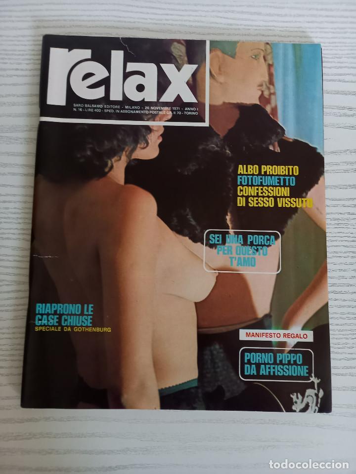 Revistas: RELAX N.16 NOV.1971-SARO BALSAMO EDITORE-CON POSTER&rdquo;PORNO DISNEYLAND&rdquo;OTTIMO