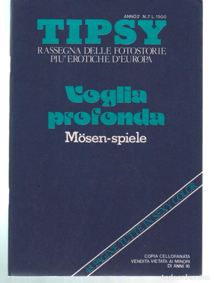 Revistas: TIPSY N&ordm; 7 VOGLIA PROFONDA. ADULT PORN CONTENT. VINTAGE