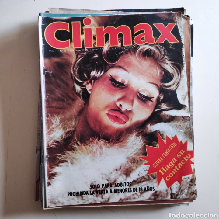 Zeitschriften: CLIMAX 39 1978 LESBIANISMO PERVERSIONES SEXUALES ORGIAS SATANICAS HOMOSEXUALES ORGIAS